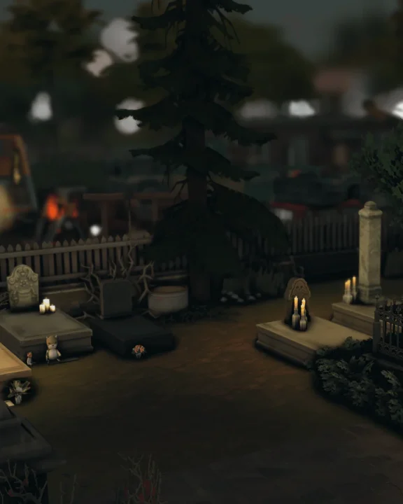 Cemetery and a Car Graveyard