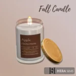 Apple cinnamon fall candle