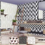 Scandinavian wallpapers.