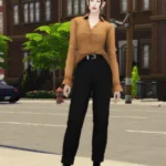 Hazel Shirt with Pants - Autumn City