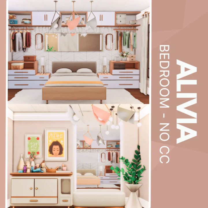 Alivia Bedroom - No CC