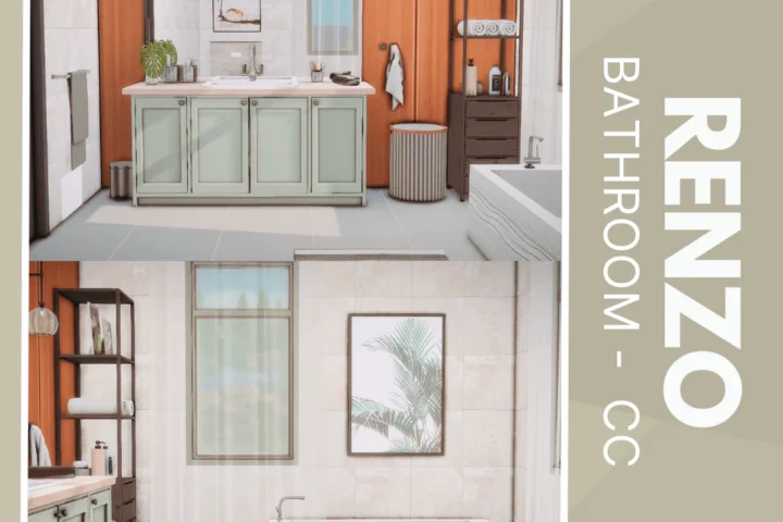 Renzo Bathroom CC