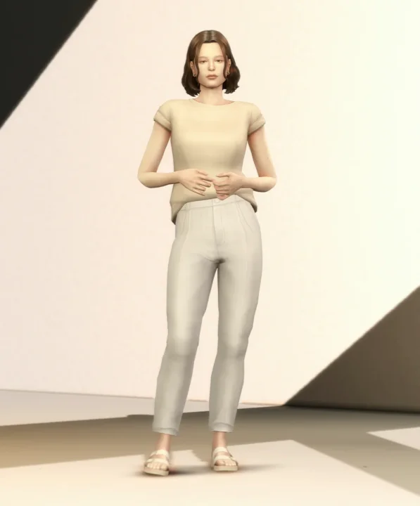 Urban City III - (Feminine) Bailey T-Shirt & Seoul Trousers Set