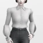 Dorsey Blouse - Black Couture