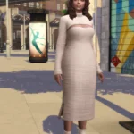 Zarina Knit Dress - Autumn City