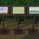 City Wildflower Garden Sign