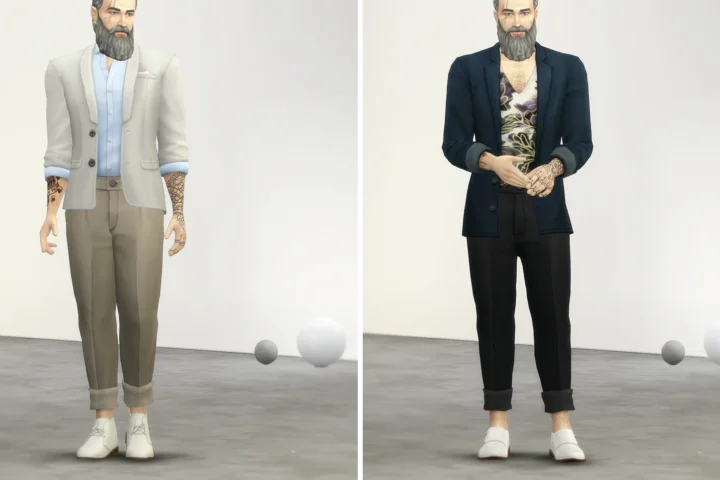 Roll Up Your Trousers for Male