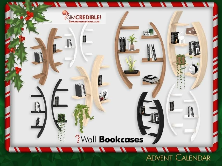 Advent Calendar 🎁 Day 9 - Wall Bookshelves 📚