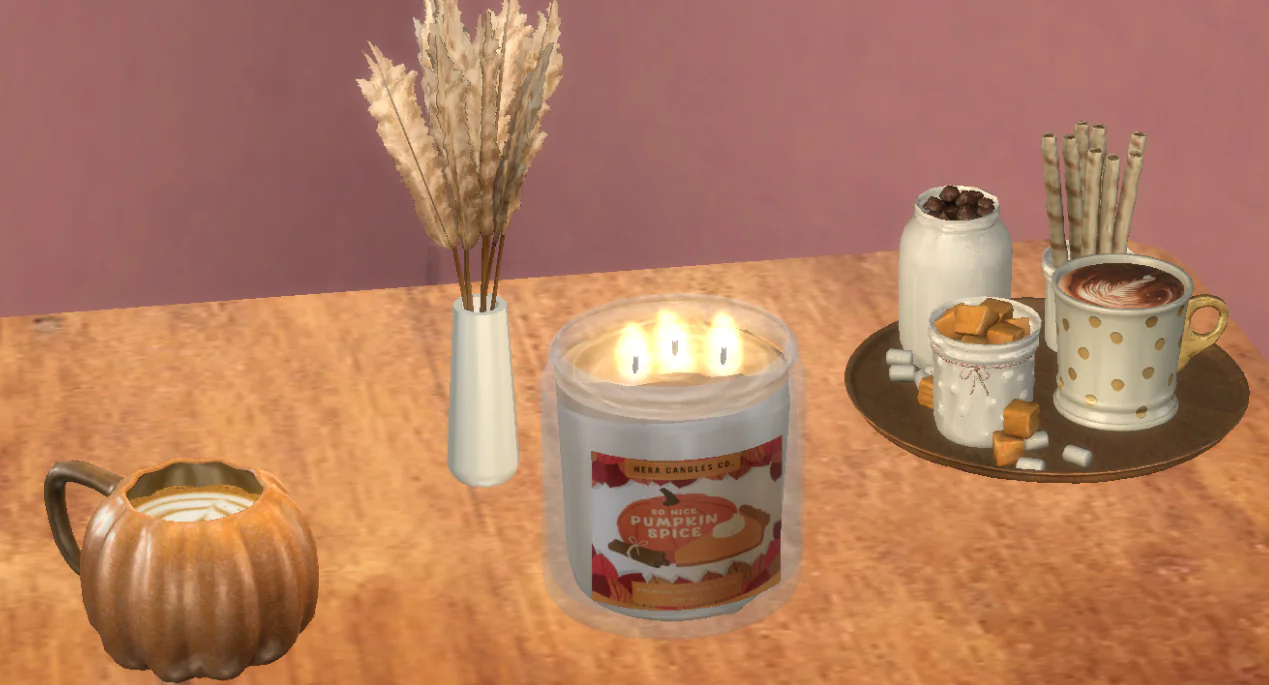 Functional Pumpkin spice candle 3 wicks