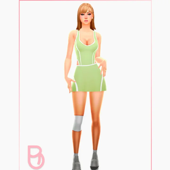 Woman Tennis Dress - Criss - Version 1