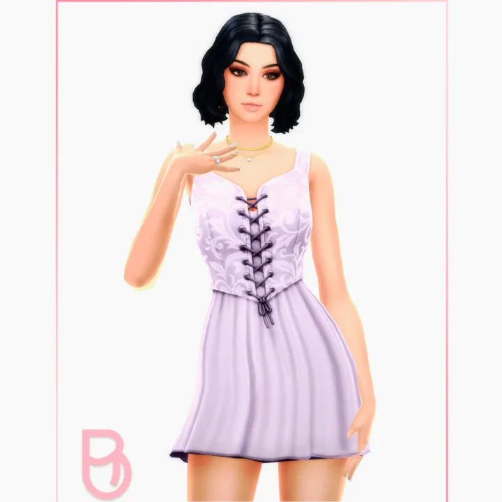 Woman Dress - Dark Angel - Version 1