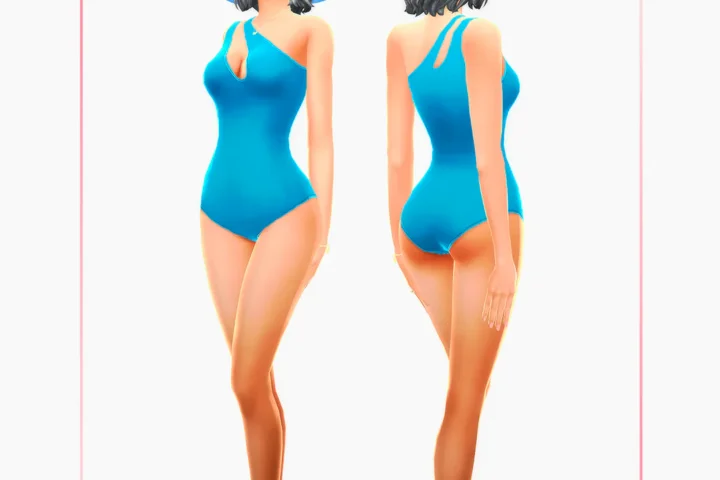 Woman Swimsuit - Bee - Version 1