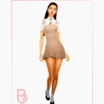Woman Korean Uniform - So Won Short - Version 4