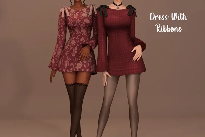 Meet Me in Paris Collection - Dress with Ribbons