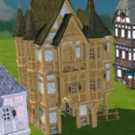 Medieval Old Town Hood Deco Houses - Pharmacy Set