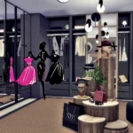 Julia's dressing room