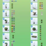 Spring Gardening Plants Set