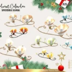 '23 Advent Calendar - Day 5🎅🎁 - Flower Candle Holders 🌺🕯️