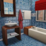 Base Game Modern House | Oasis Springs | Colorful Modern Home | No CC