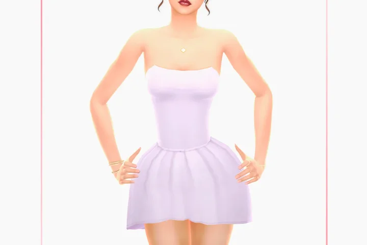 Woman Short Dress - Marilyn - Version 1