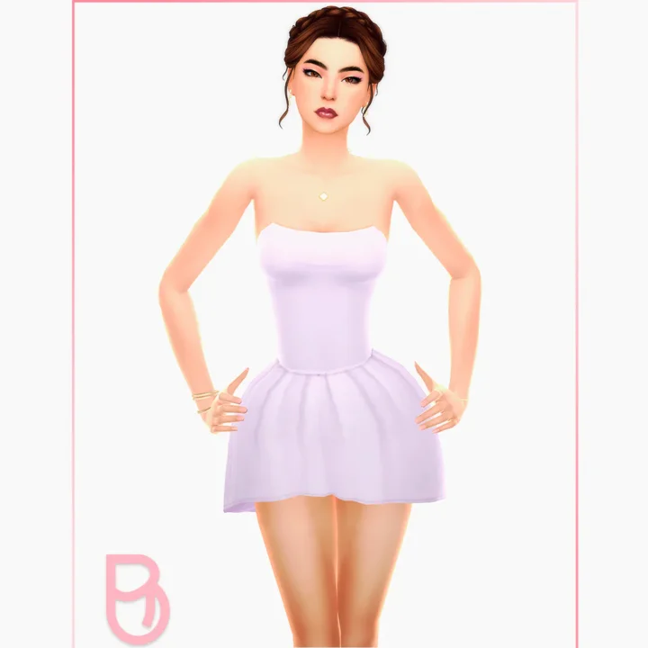 Woman Short Dress - Marilyn - Version 1