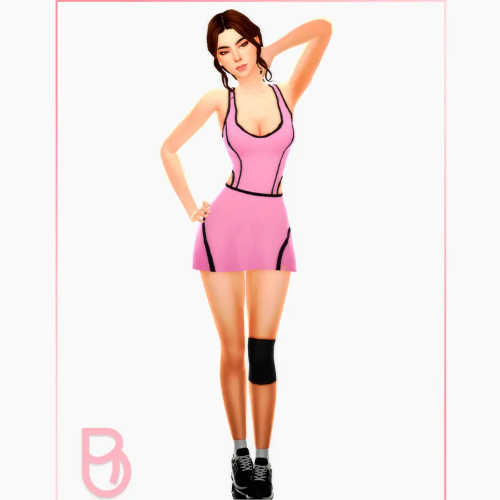 Woman Tennis Dress - Criss - Version 2