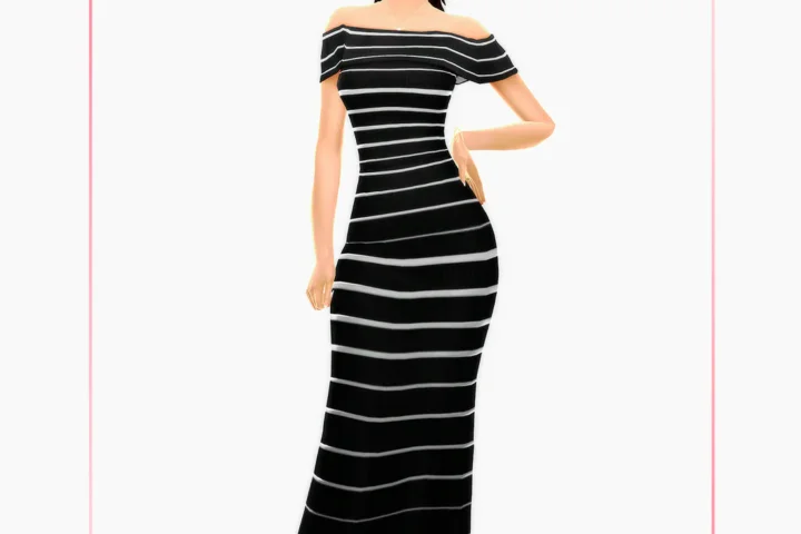 Woman Dress - Navy - Version 3