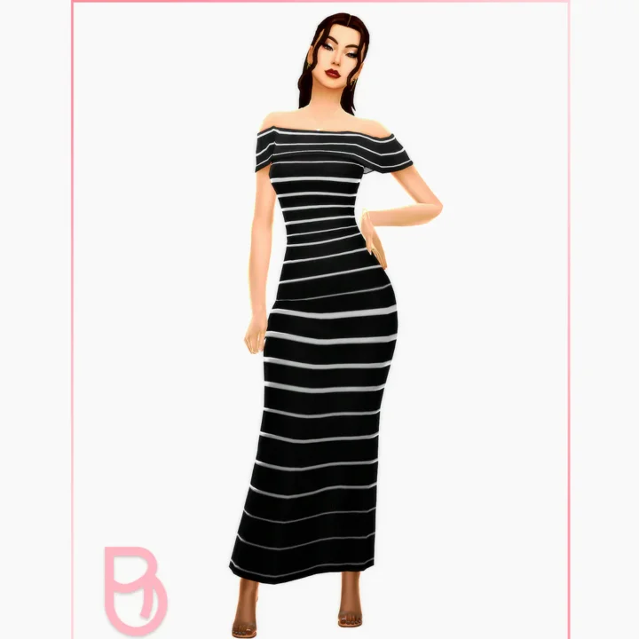 Woman Dress - Navy - Version 3