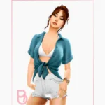 Woman Shirt - Leaf - Version 2