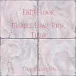 TSM Floor Marble Tiled Pink