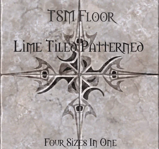 TSM Floor Lime Tiled Patterned