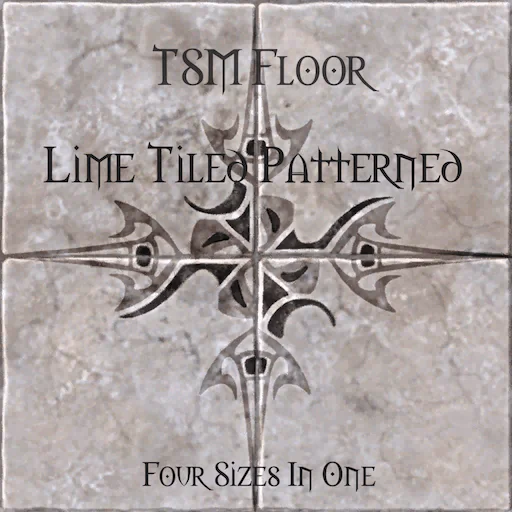 TSM Floor Lime Tiled Patterned