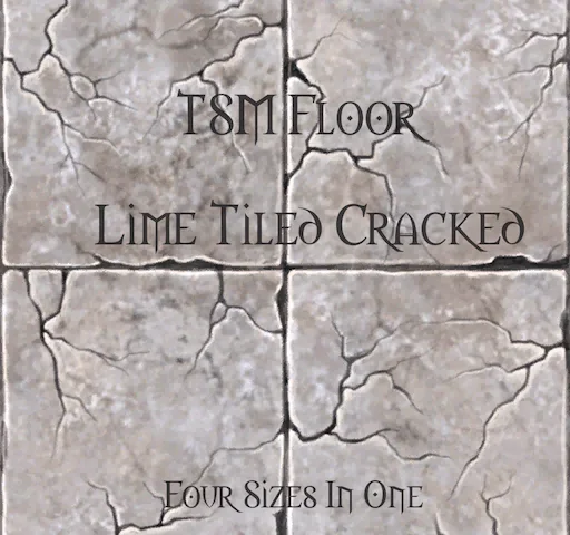 TSM Floor Lime Cracked Tiles