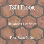 TSM Floor - Hexagon Floor Clay Tiles