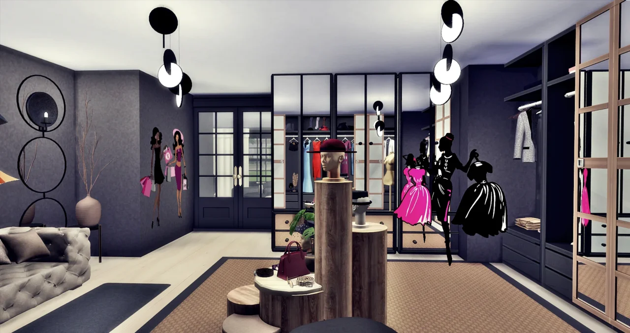 Julia's dressing room