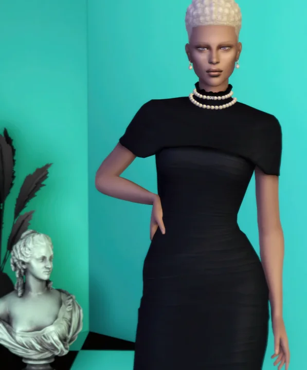 R 000 & 1837 Co. - Corbett Minimal Cape Dress SET