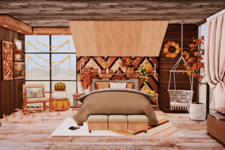 Amber Leaf Bedroom
