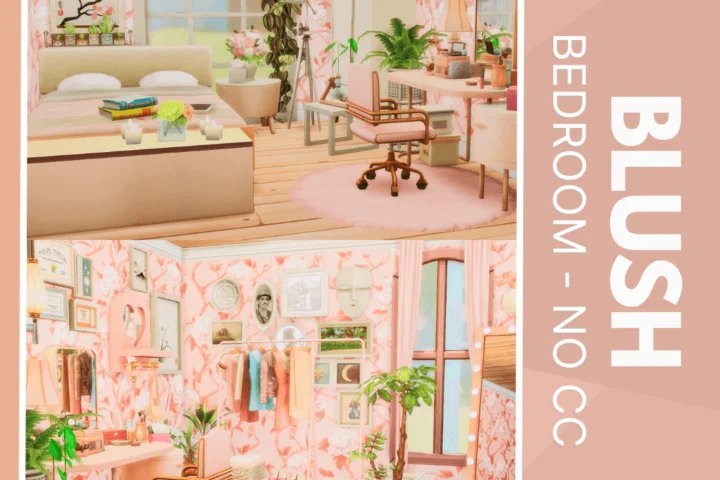 Blush Bedroom - No CC