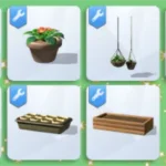 Spring Gardening Plants Set