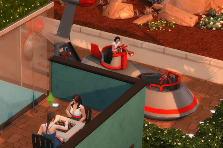vertical modern park | base game only
