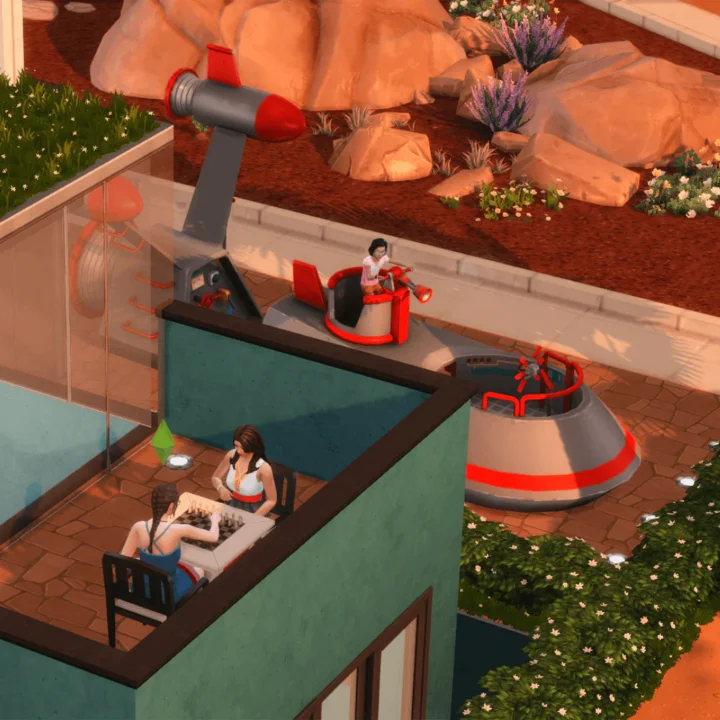 vertical modern park | base game only