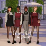 Meet Me in Paris Collection - Dress with Ribbons