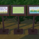 City Wildflower Garden Sign