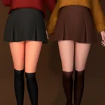 [Falling for november] Leather skirt V2