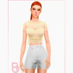 Woman Top - Coral