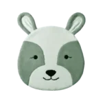 Cute Animals Head Rugs : 3 versions