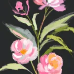 Flowers oil paintings