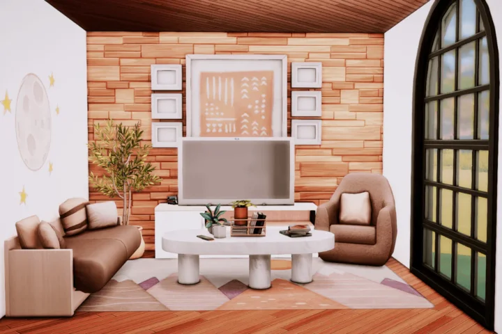 Toasten Livingroom no cc