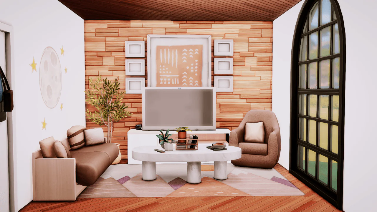 Toasten Livingroom no cc