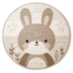 Rabbit Round Rugs : 2 versions